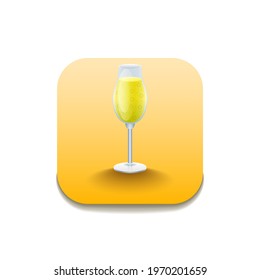 Glass Drink Logo Vector Symbol Icon Design Style