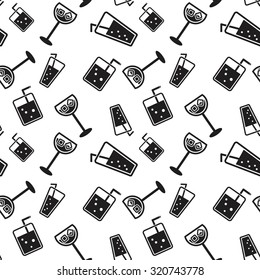 Glass drink pattern