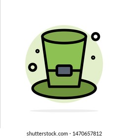 Glass, Drink, Wine, Beer Abstract Circle Background Flat color Icon. Vector Icon Template background