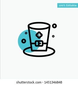 Glass, Drink, Wine, Ireland turquoise highlight circle point Vector icon