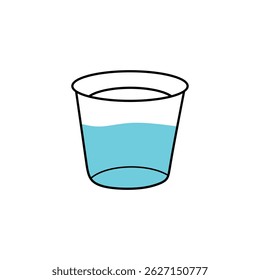 a glass of drinking water