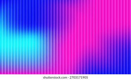 Glaseffekt Farbverlauf gestreift gebrochen Vektorhintergrund. Abstrakte bunt verzerrt kreative helle körnige Rauschen strukturierte Hintergrund