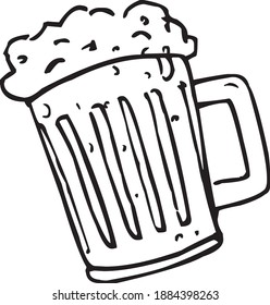 glass filled with beer Icon