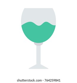 glass  flat icon 