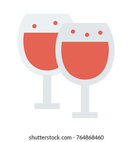 glass flat icon