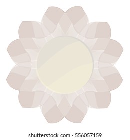 glass flower infographics Template for Data visualization, diagram, presentation ,steps or processes.