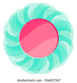 glass flower infographics Template for Data visualization, diagram, presentation ,steps or processes.