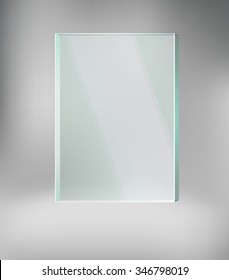 Glass frame, vector illustration