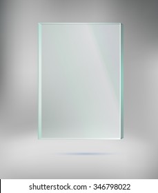 Glass frame, vector illustration