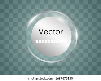 Glass frame. Window, mirror. Transparent window with a frame. Glare on a flat, glassed frame.	