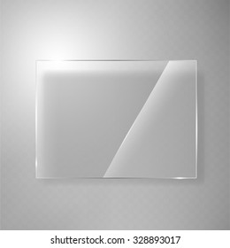 Glass framework design Vector