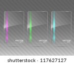 Glass framework set. Vector illustration.