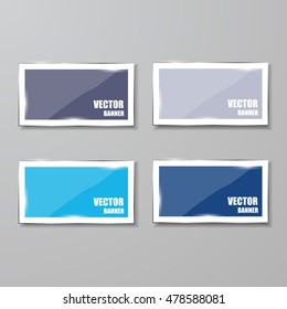 Glass framework set. Vector illustration.
Vector infographic. banners set