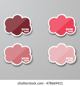 Glass framework set. Vector illustration.
Vector infographic. banners set