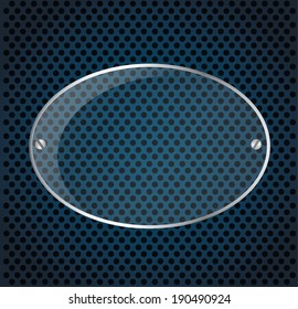 Glass framework. Vector illustration. Eps10 