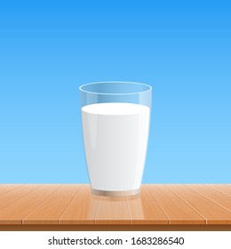 Ilustración del diseño vectorial de la leche fresca