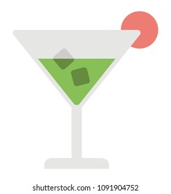 
A glass of fresh summer drink 
