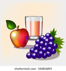 glass of fruit juice