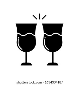 Glass , glasses icon vector image. Can also be used for food and drinks. Suitable for mobile apps, web apps and print media.