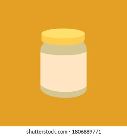 Icono de vector plano de barra dorada de vidrio