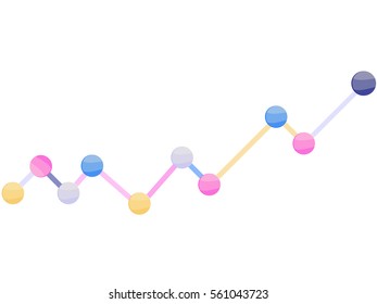 glass graph  infographics Template