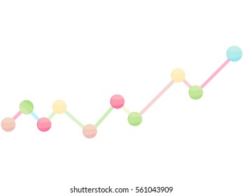 glass graph  infographics Template