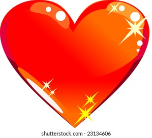 Glass heart icon