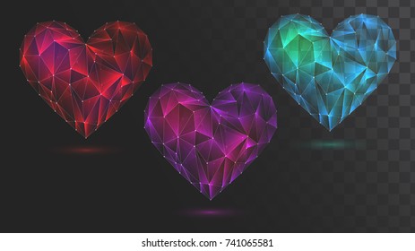 Glass heart, structure