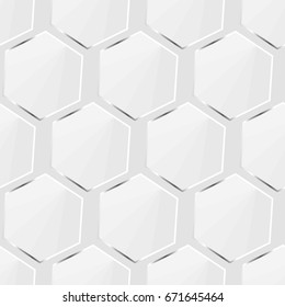 glass hexagon pattern vector