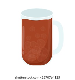 A Glass of Ice Tea Illustration