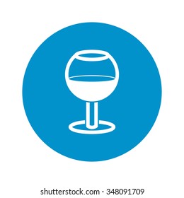 Glass icon. 
