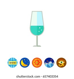 Glass icon