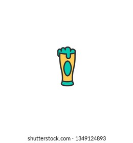 Glass icon design. Gastronomy icon vector illustration