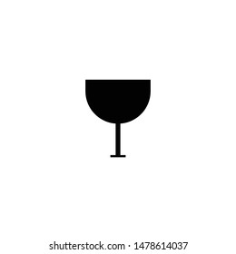 glass icon  design template vector