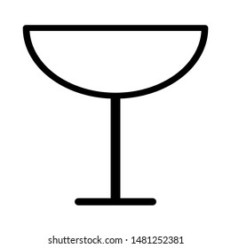 glass icon design vector simple