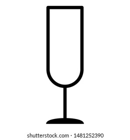 glass icon design vector simple