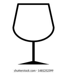 glass icon design vector simple