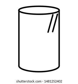 glass icon design vector simple