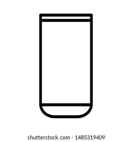 glass icon design vector template