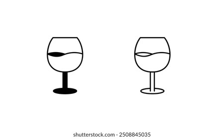 Glass icon design with white background stock illustration