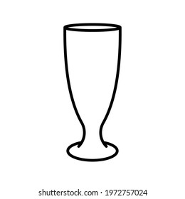 Glass icon. glass Drink symbol. vector illustration