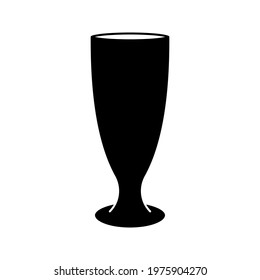 Glass icon. glass Drink symbol. vector illustration
