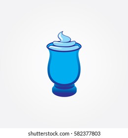 glass icon element logo