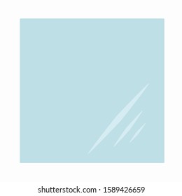 Glass icon. Glass framework vector illustration