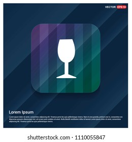 Glass Icon - Free vector icon