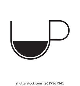 glass icon illustration element design