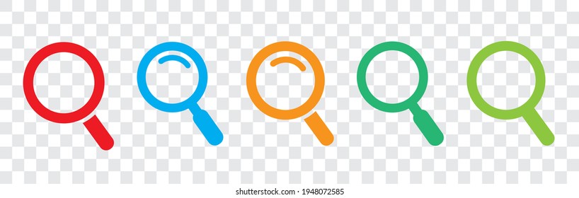ilustración de icono de vidrio inspeccionar vector