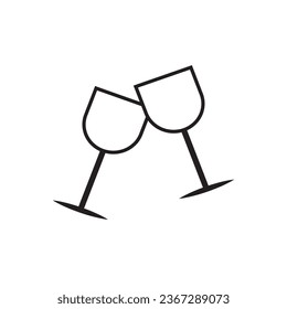 glass icon, isolated glass sign icon, vector illustration
