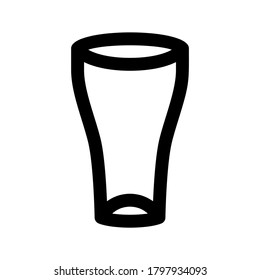 glass icon or logo isolated sign symbol vector illustration - high quality black style vector icons
