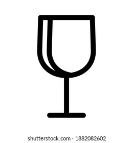 glass icon or logo isolated sign symbol vector illustration - high quality black style vector icons
